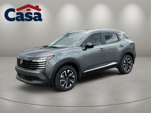 2026 Nissan Kicks SV in Gun Metallic — front three-quarter view