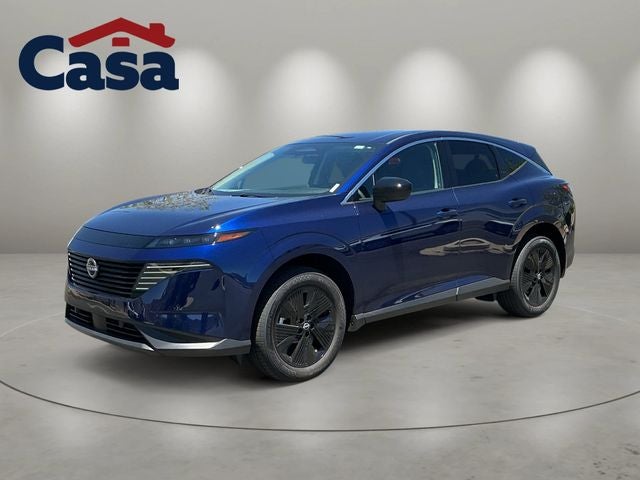 2026 Nissan Murano SV in Deep Ocean Blue Pearl — front three-quarter view