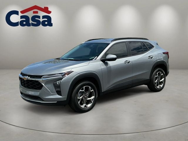 2024 Chevrolet Trax LT in Sterling Gray Metallic — front three-quarter view