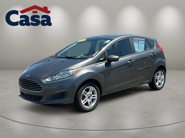 2019 Ford Fiesta SE in Gray — front three-quarter view